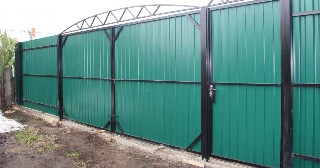 Купить ворота из профнастила Армавир, цена от 4050 руб.